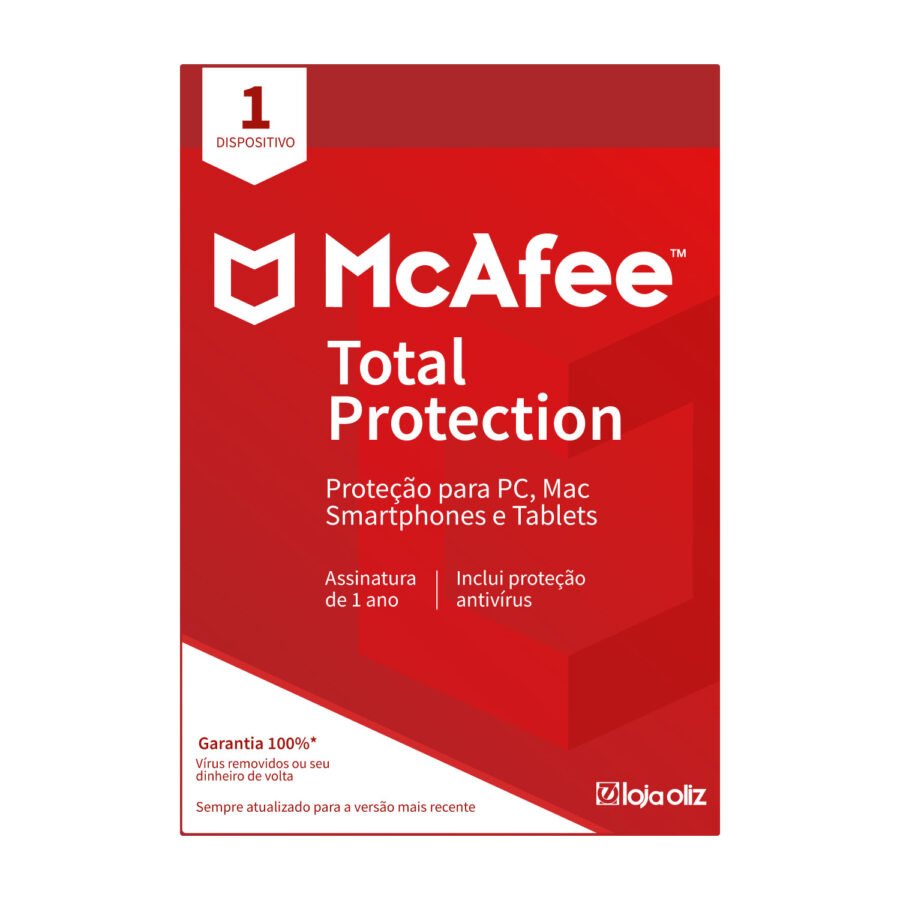 McAfee Total Proteção 1 Dispositivo