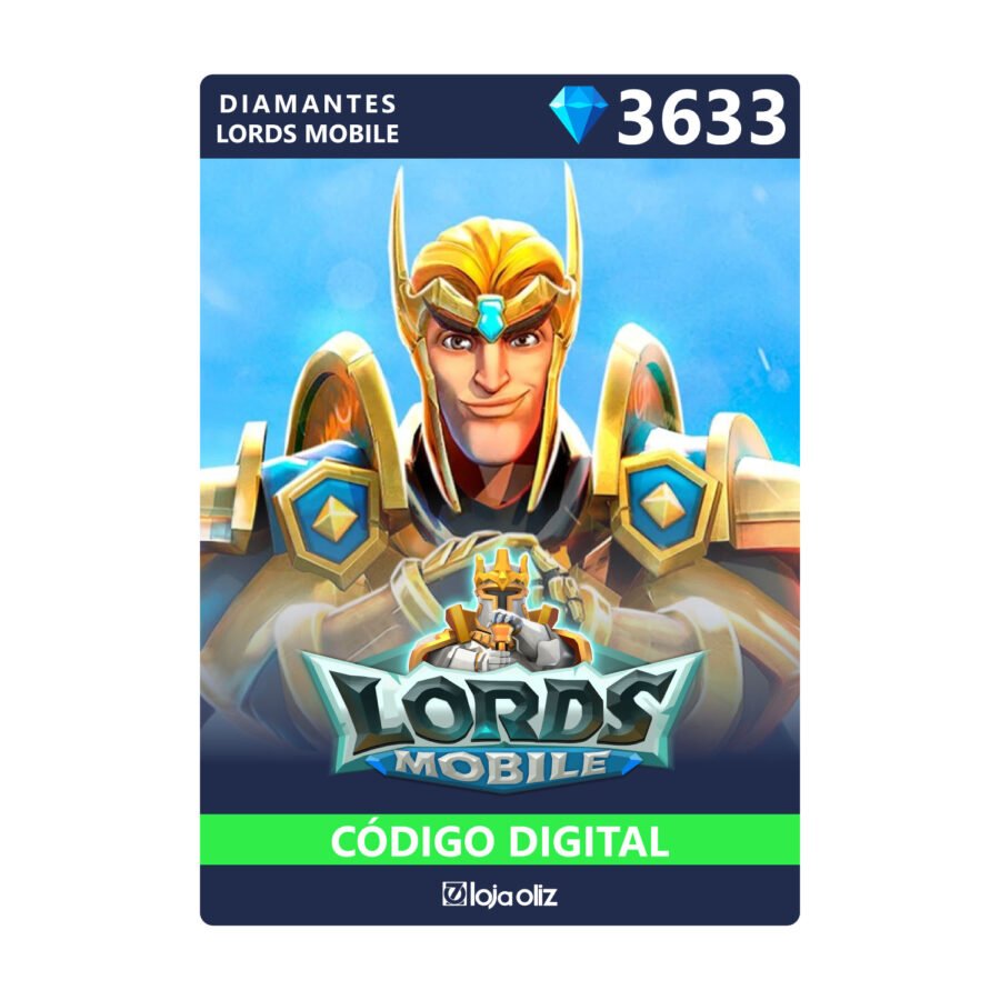 Gift Card Lords Mobile 3633 diamantes