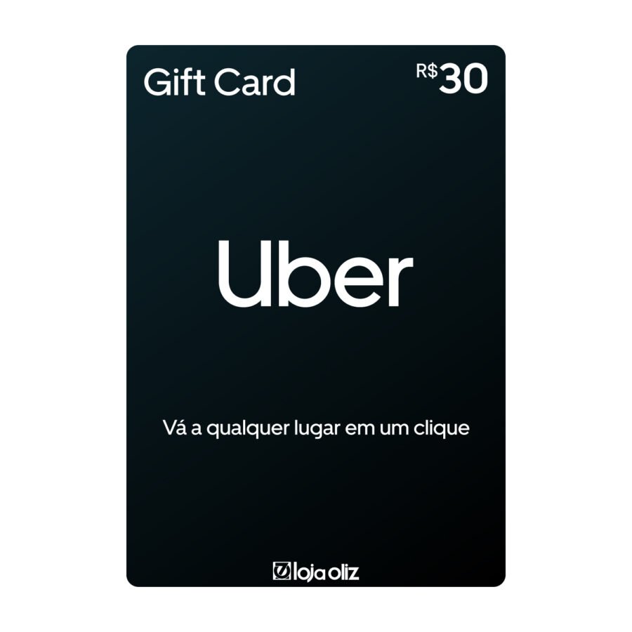 Gift Card Uber R$30