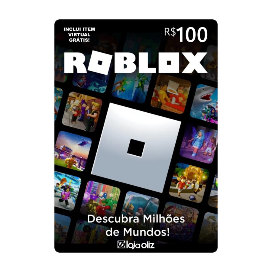 Gift Card Roblox R$100