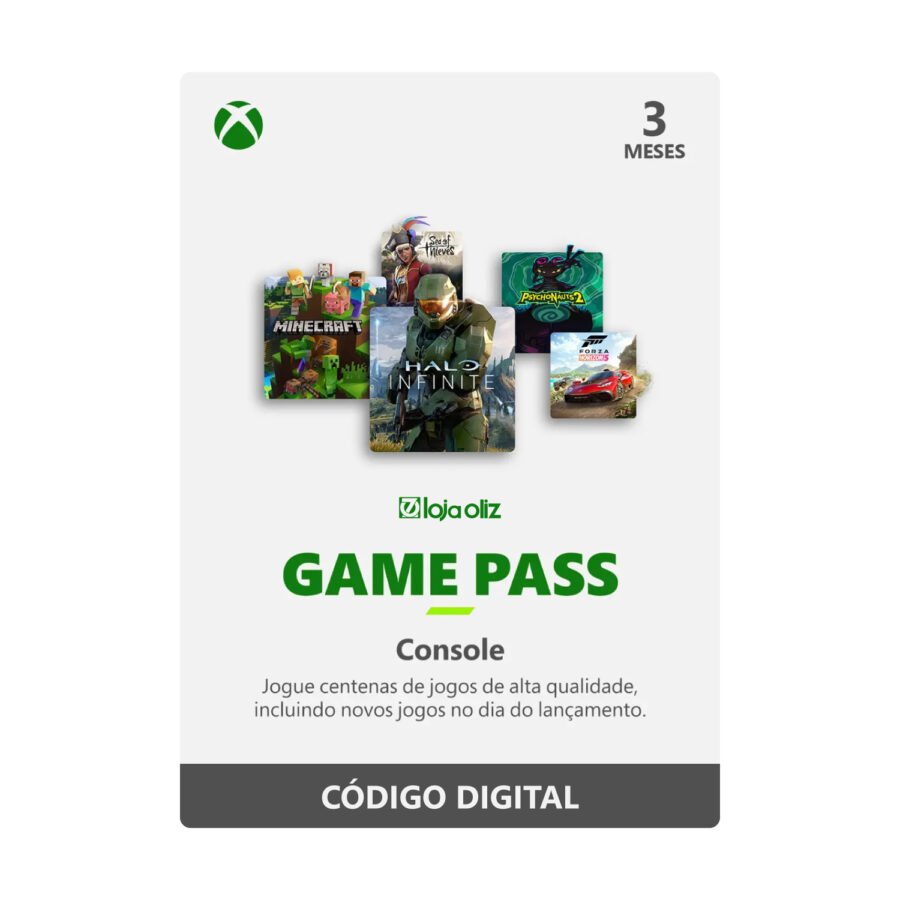 Xbox Game Pass Console 3 Meses