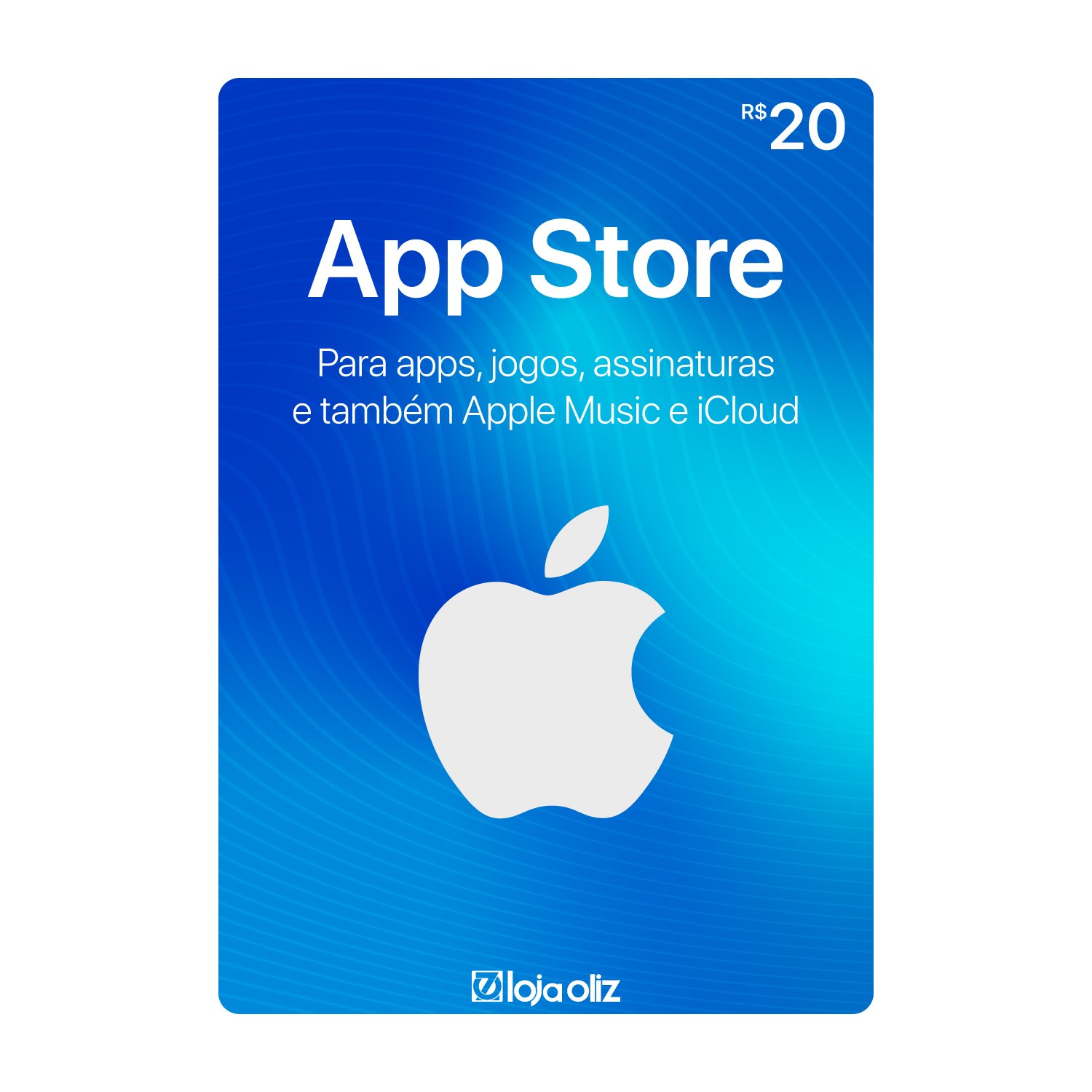 Gift Card App Store R$20 - Código Digital - Loja Oliz